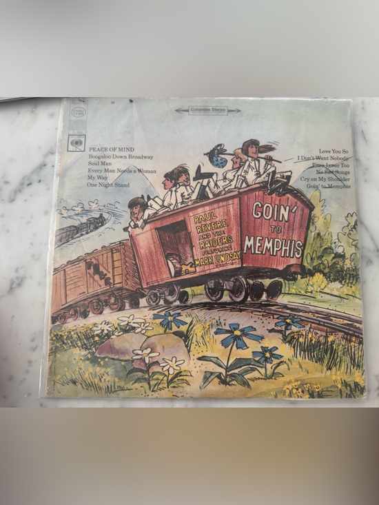 Columbia Other - Paul Revere & The Raiders "Goin To Memphis" Vinyl Album - 1968